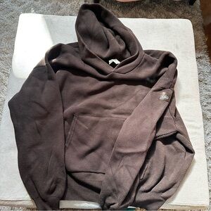 ALO Yoga Chocolate Brown Knit Hoodie